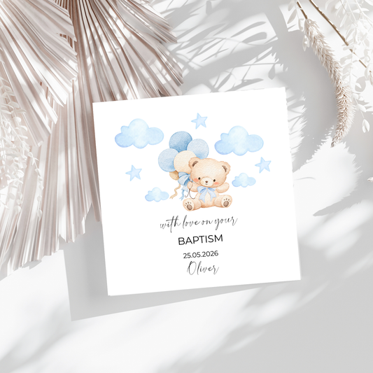 Little Blessing - Personalisierte Taufkarte