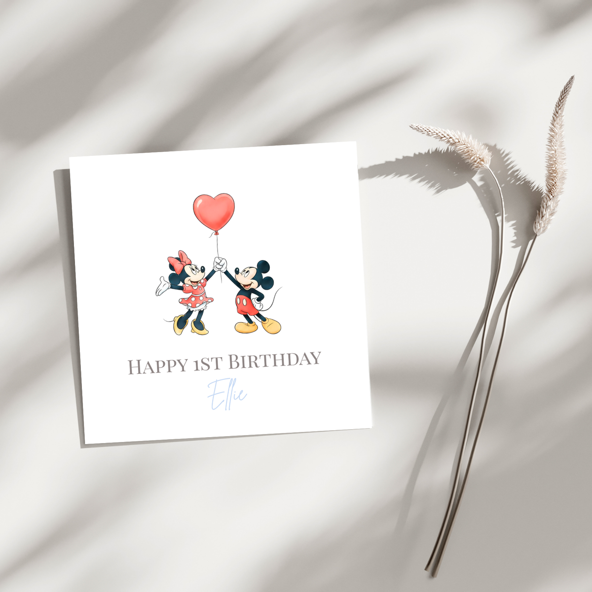 Birthday Love  - personalisierte Geburtstagskarte