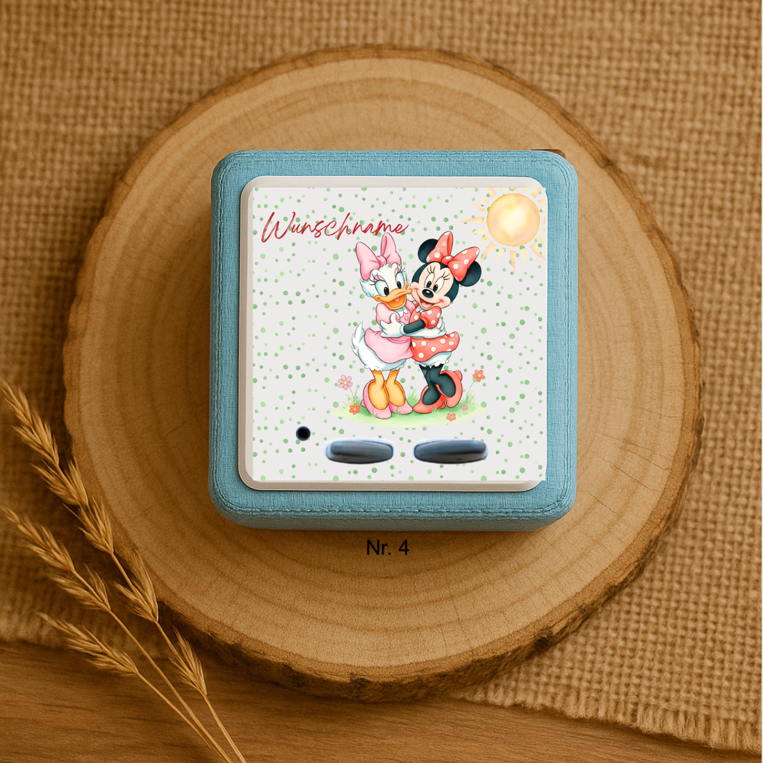 Personalisierte Toniebox Schutzfolie mit Namen - Mickey Mouse & Friends