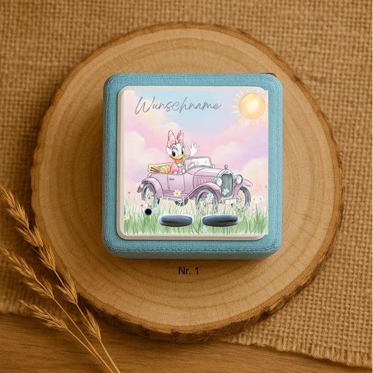 Personalisierte Toniebox Schutzfolie mit Namen - Minnie & Daisy