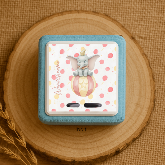 Personalisierte Toniebox Schutzfolie mit Namen - Dumbo