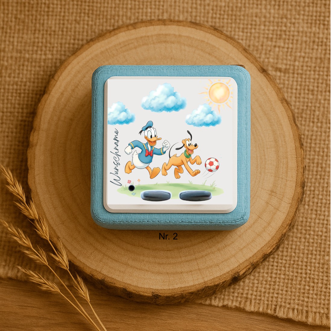 Personalisierte Toniebox Schutzfolie mit Namen - Mickey Mouse & Friends