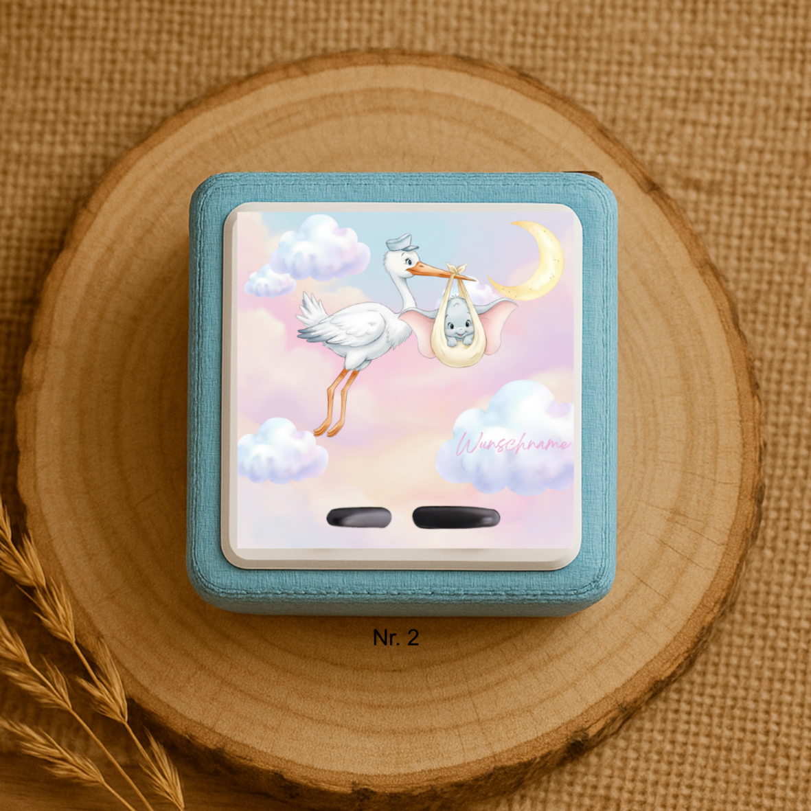 Personalisierte Toniebox Schutzfolie mit Namen - Dumbo
