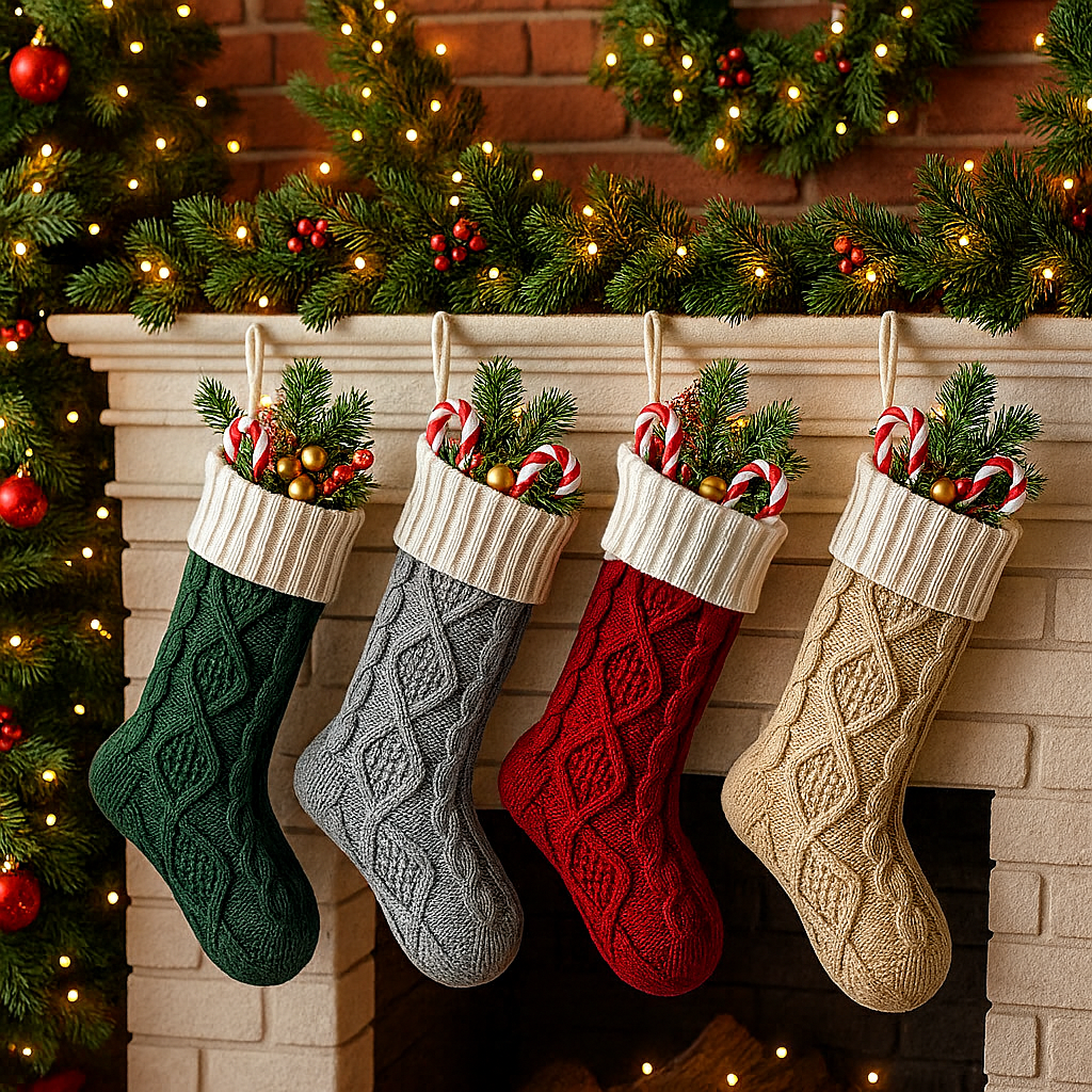 Personalisierter Weihnachtsstrumpf mit Namen