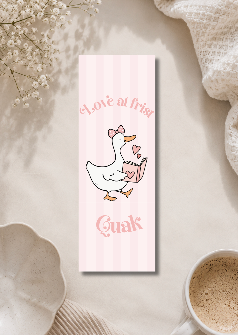 Love at frist Quak - Bookmark