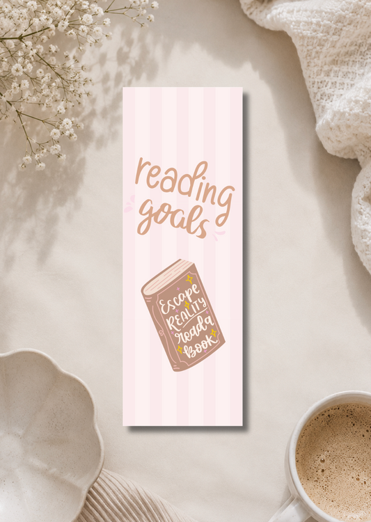 Reading Goals - Bookmark