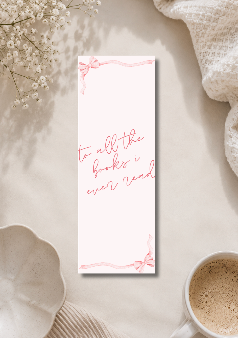 To all the Book i ever read- Bookmark
