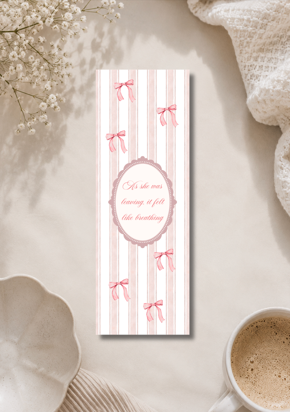 As she was leaving, it felt like breathing - Bookmark