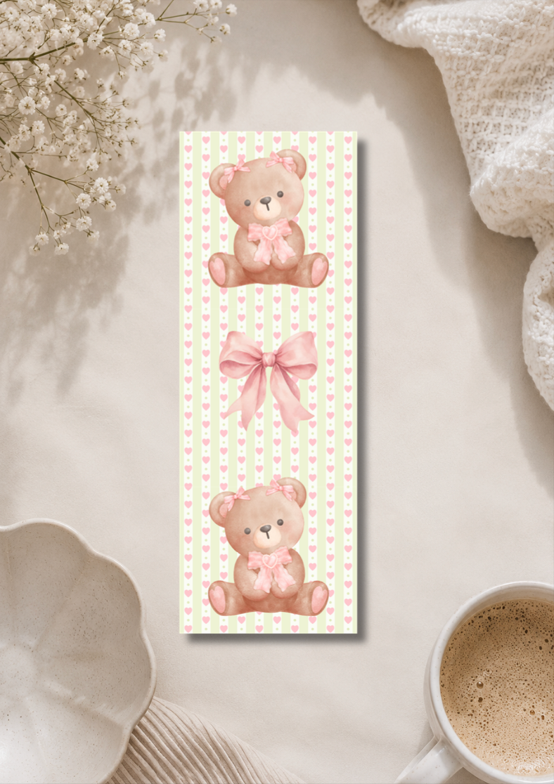 Bear & Bow - Bookmark