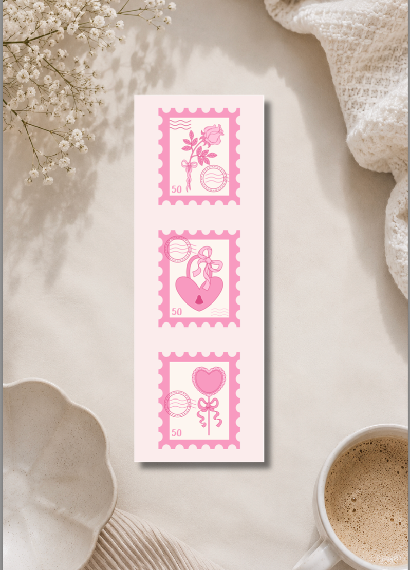 Love Stamps - Bookmark