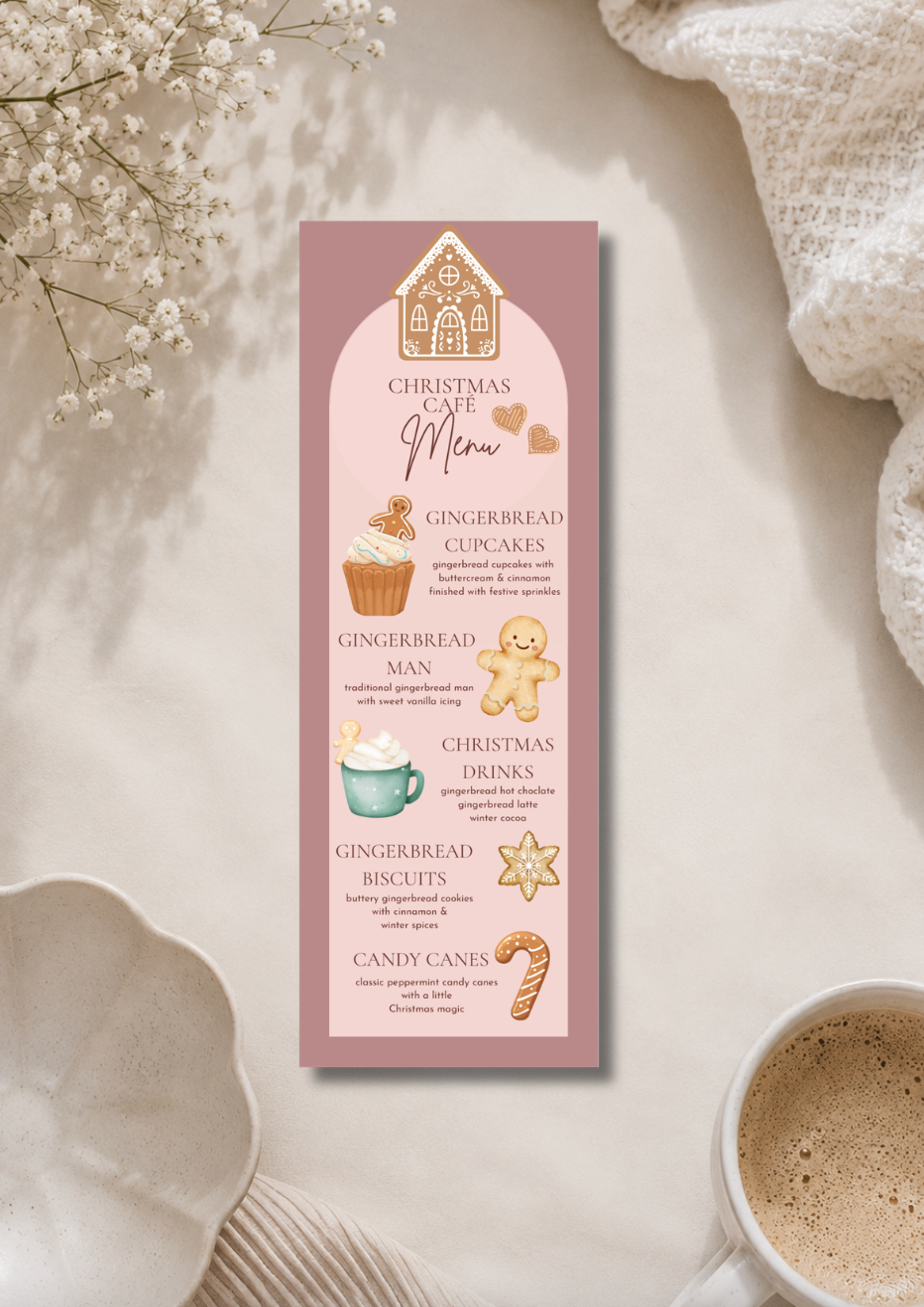 Christmas Cafe - Bookmark