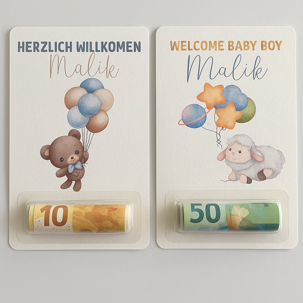 Personalisierte Geldkarte