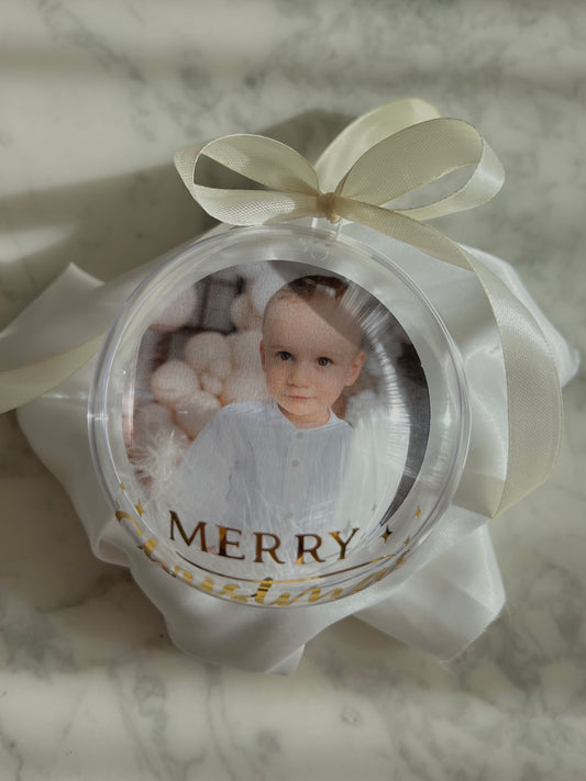 Personalisierte Weihnachtskugel