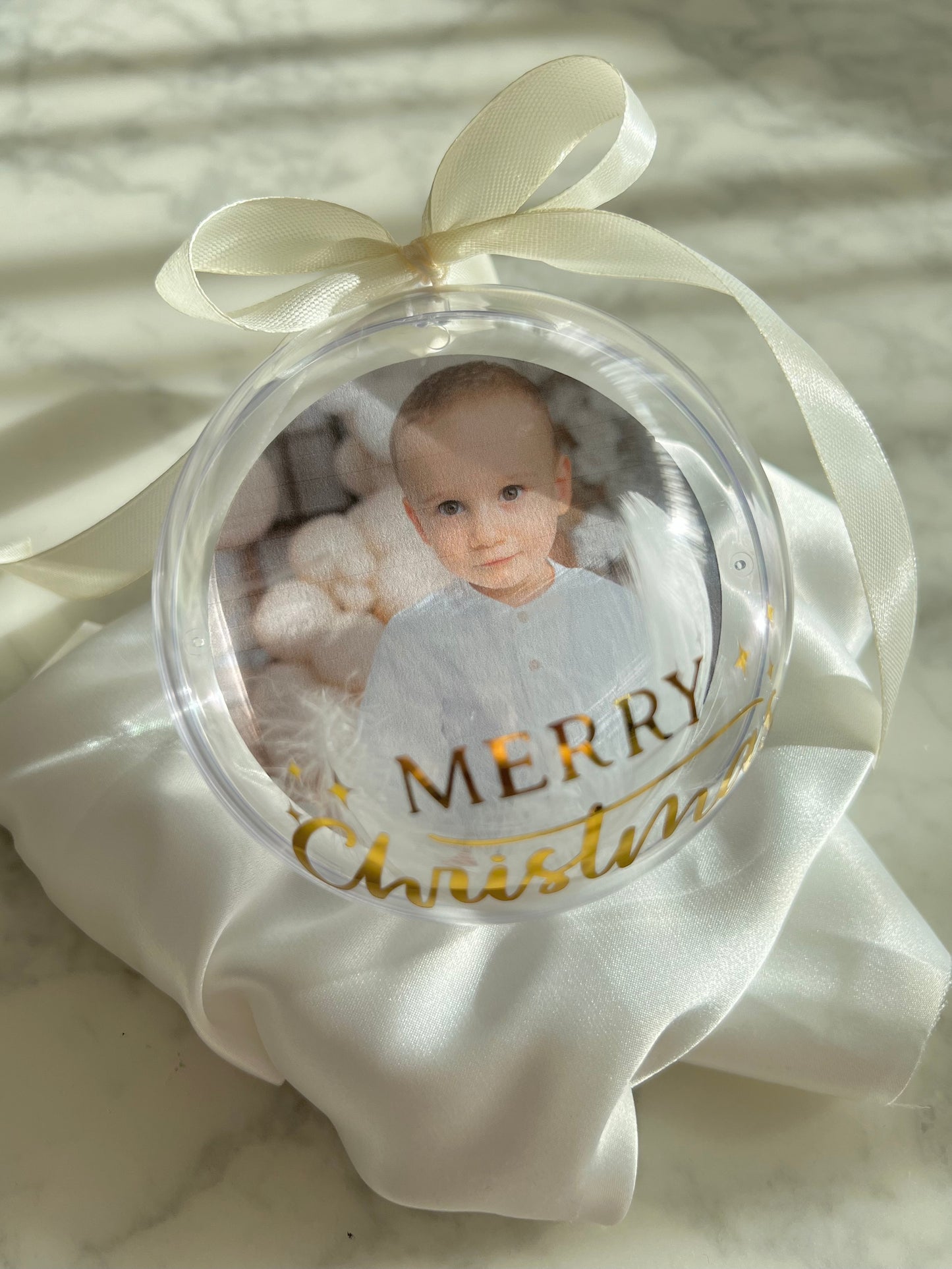 Personalisierte Weihnachtskugel