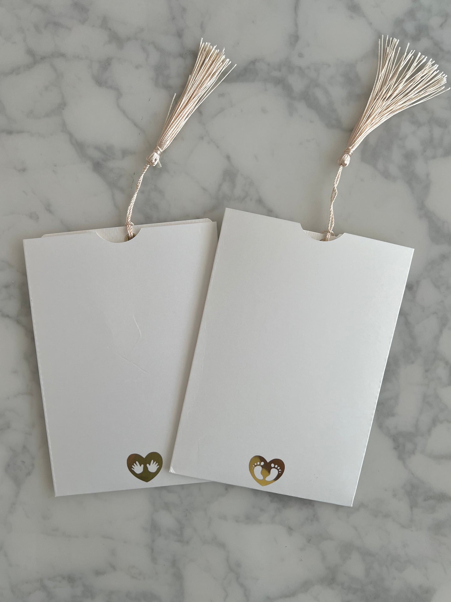 Baby Handabdruck / Fussabdruck Karte