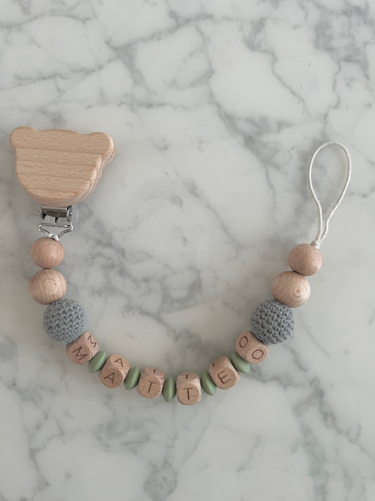 Personalisierte Schnullerkette Matteo