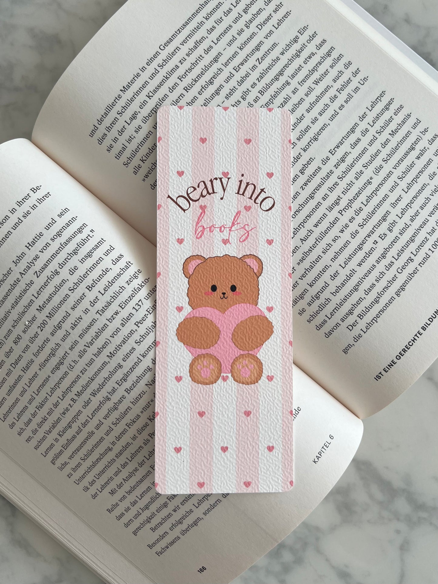 Beary into Books - Bookmark
