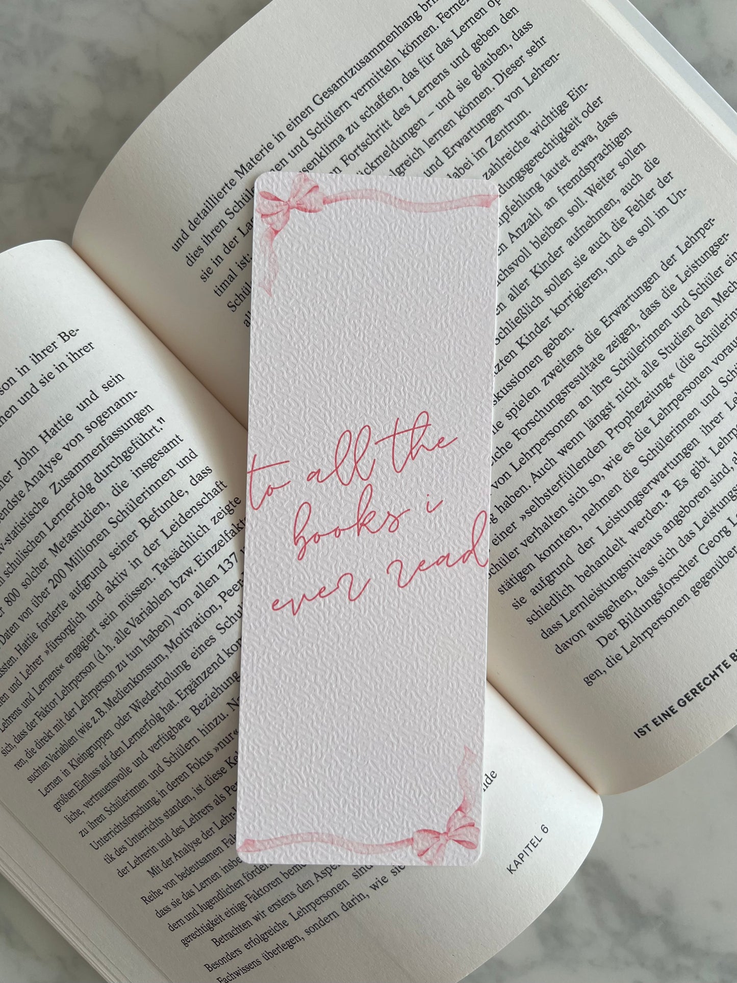 To all the Book i ever read- Bookmark