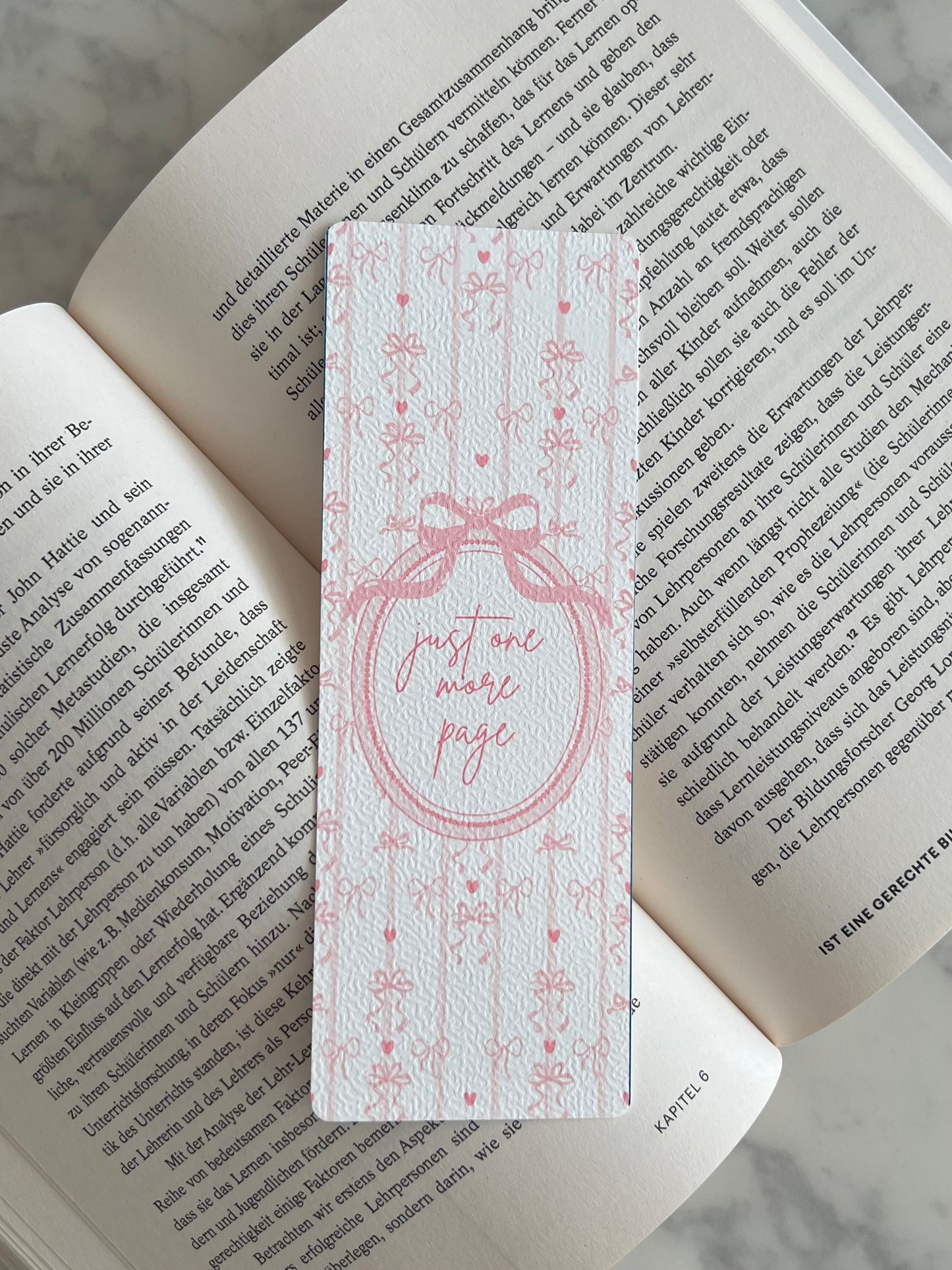 Just one more Page Girly - Bookmark