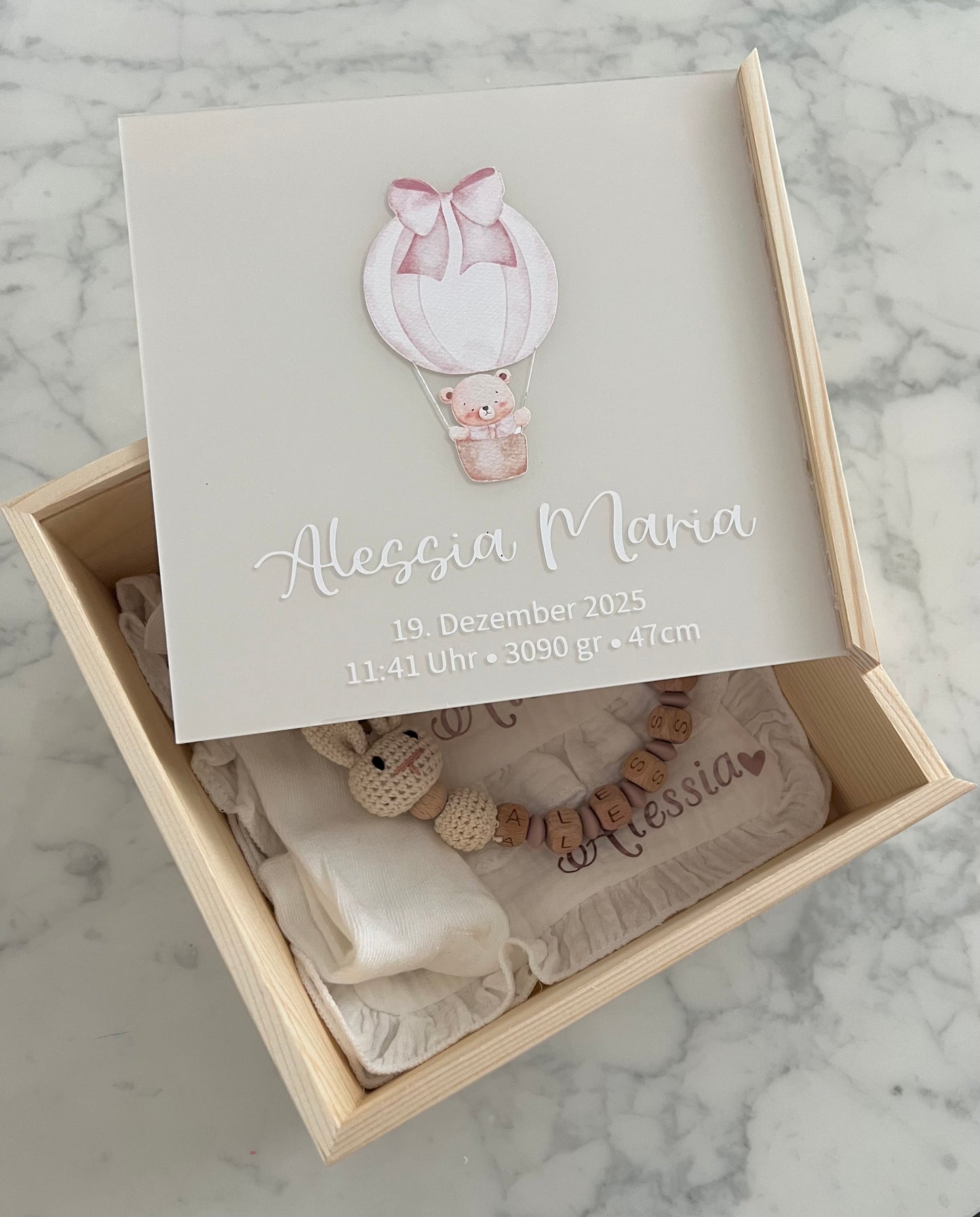 Erinnerungsbox zur Geburt
