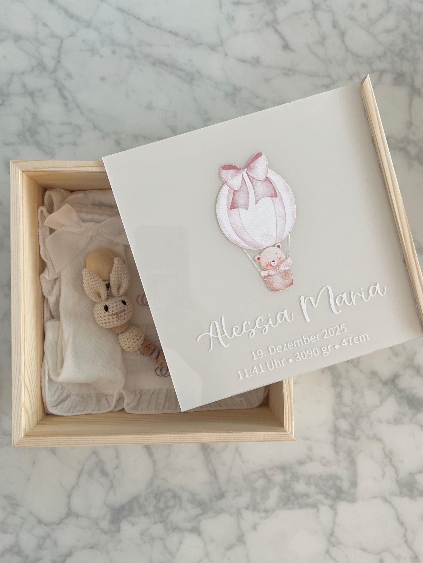 Erinnerungsbox zur Geburt