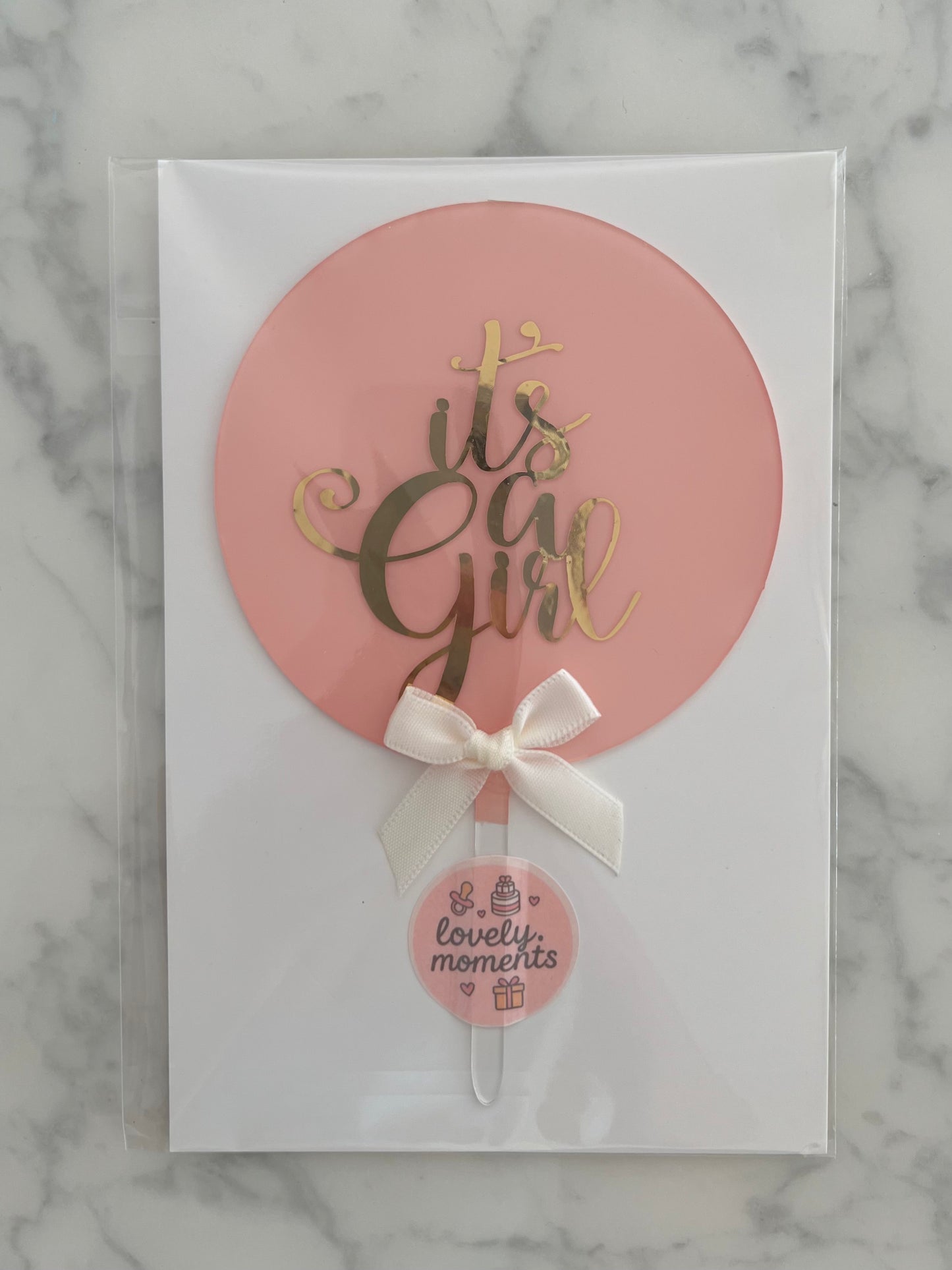 it's a Girl - Caketopper