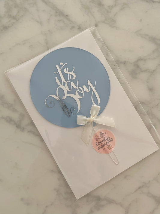 it's a Boy - Caketopper