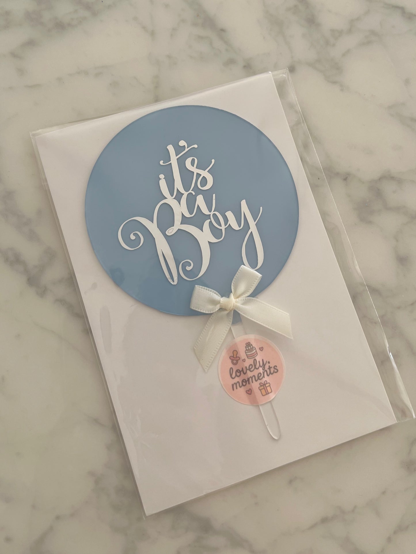 it's a Boy - Caketopper
