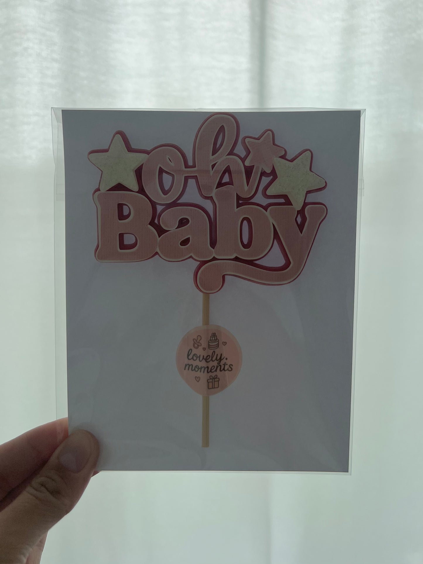 Oh Baby - Caketopper