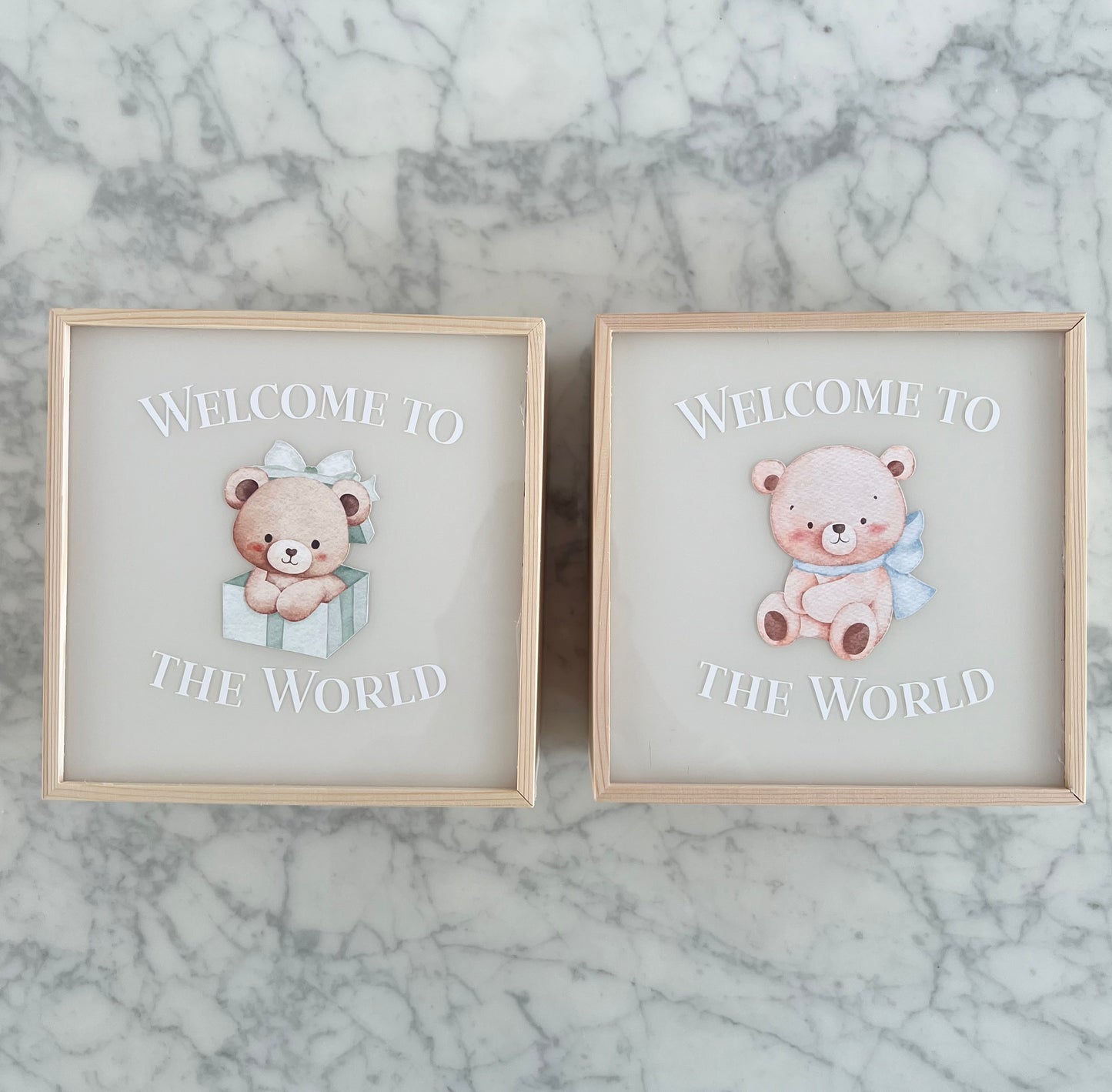 Welcome to the World- Erinnerungsbox