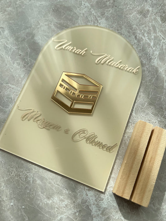 Gold Kaaba - Umrah Mubarak
