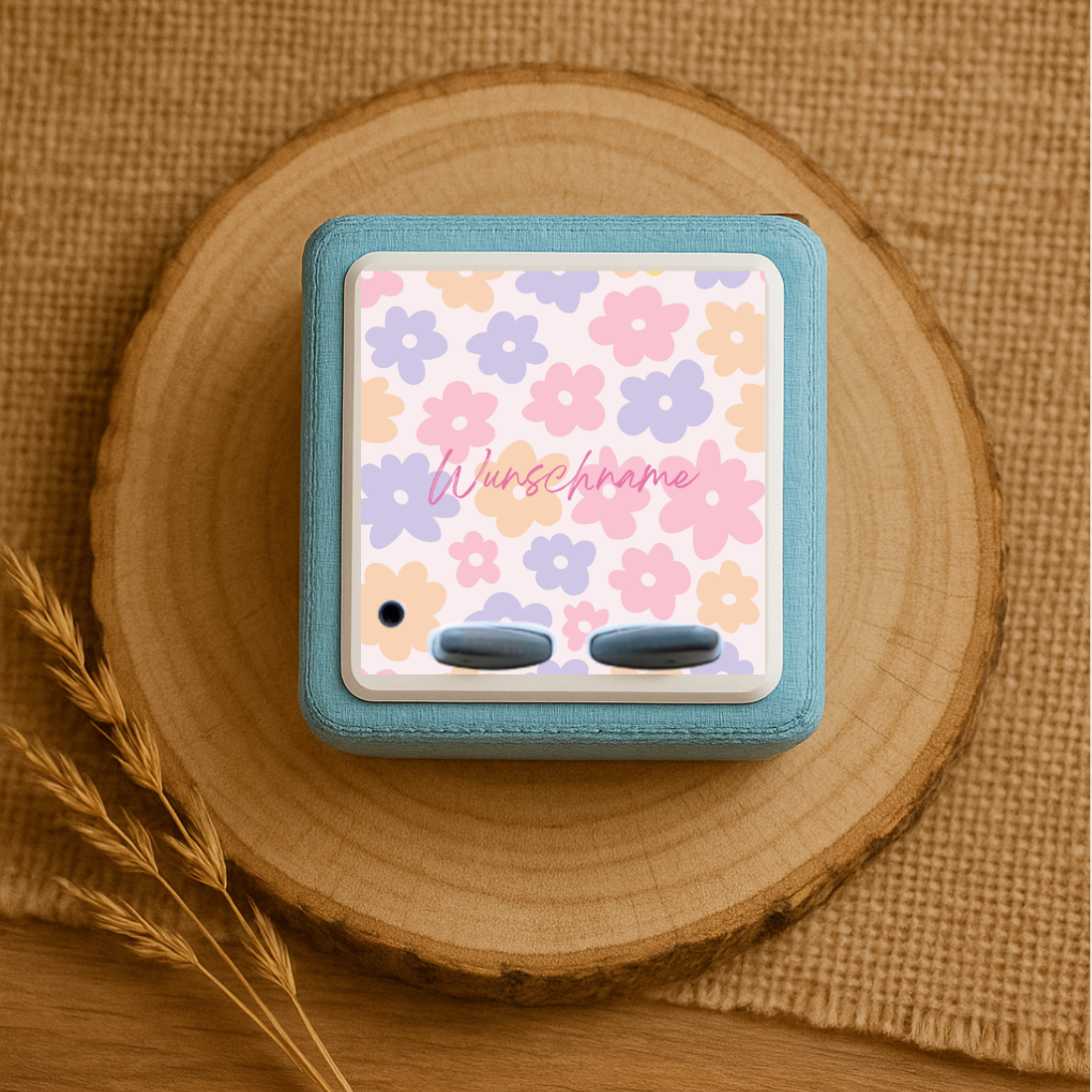 Personalisierte Toniebox Schutzfolie - Blumen Design