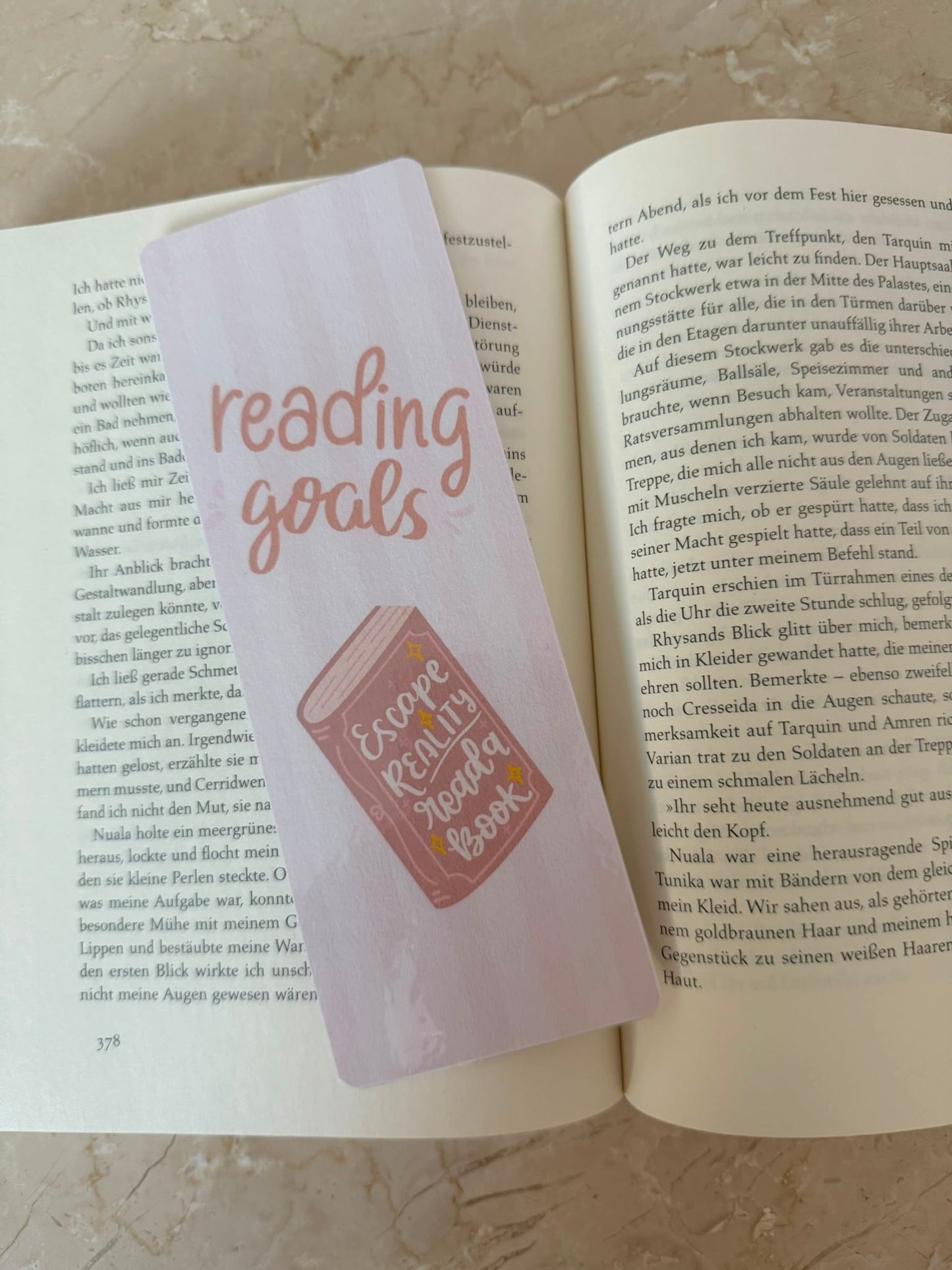 Reading Goals - Bookmark