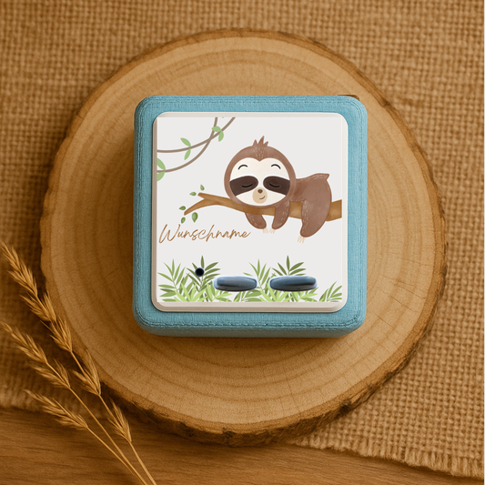 Personalisierte Toniebox Schutzfolie - Faultier Design