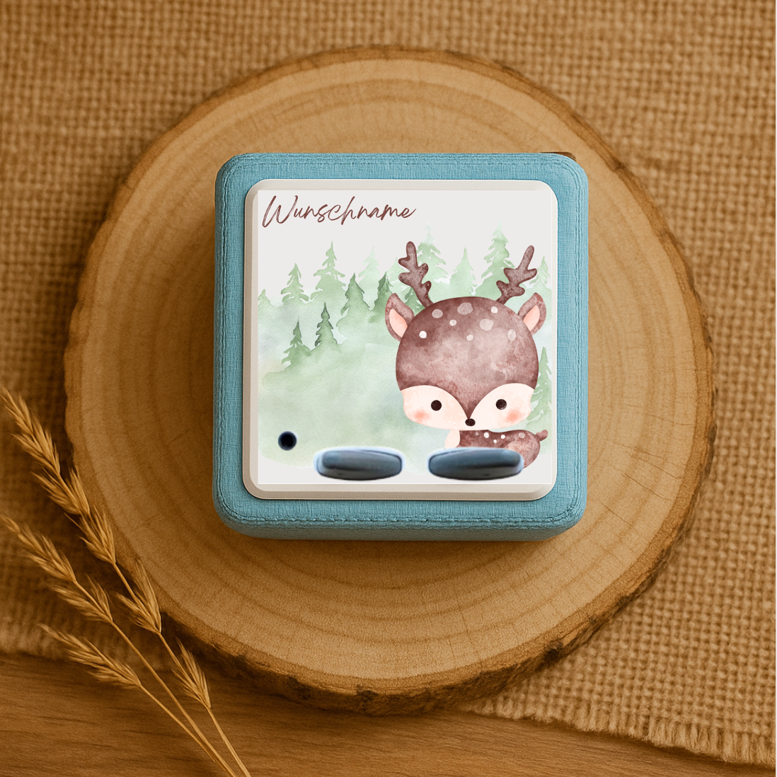 Personalisierte Toniebox Schutzfolie - Reh Design