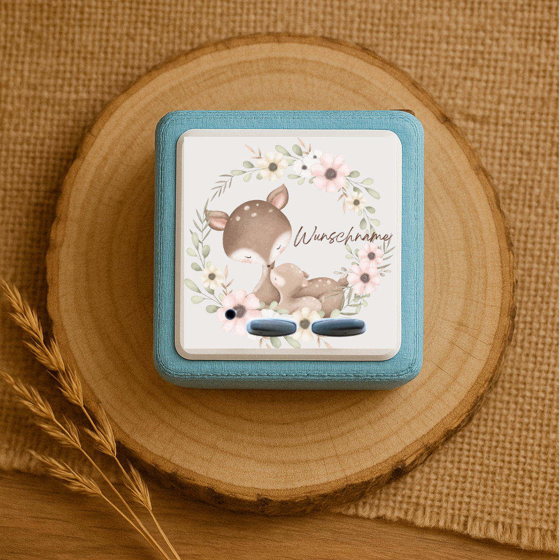 Personalisierte Toniebox Schutzfolie - Rentier Design