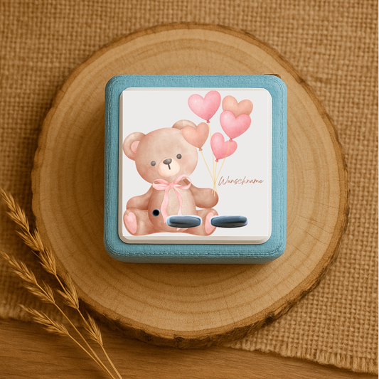 Personalisierte Toniebox Schutzfolie -Bären & Ballon Design