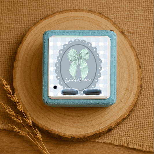 Personalisierte Toniebox Schutzfolie - Schleifen Design