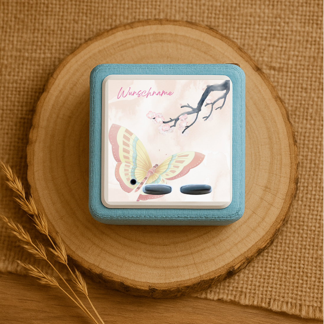 Personalisierte Toniebox Schutzfolie - Schmetterling Design