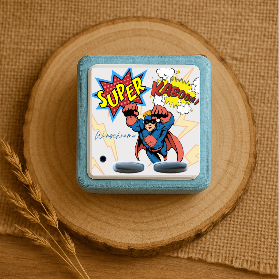 Personalisierte Toniebox Schutzfolie - Superman Design